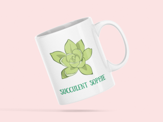 Mug with customized design